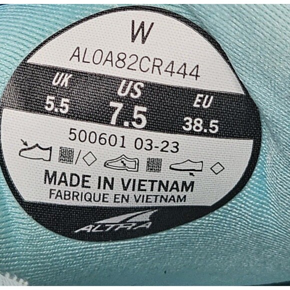 Altra Blue Sneakers with Cushioned Sole and Breathable Mesh - Picture 8 of 8